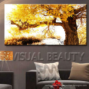 Hot Sale Beautiful Autumn Tree Painting for Decoration